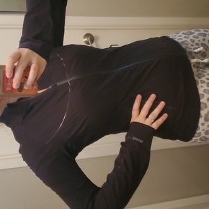 Lululemon black running windbreaker
